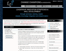 Tablet Screenshot of changechampions.com.au
